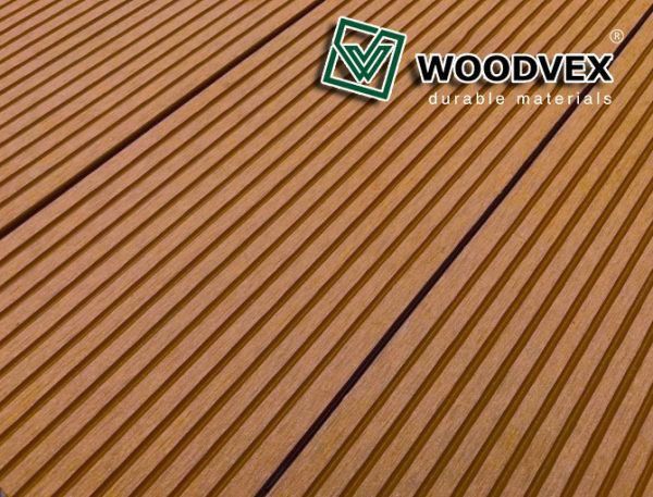 Террасная доска WOODVEX Select из ДПК в цвете Терракота купить в Сочи