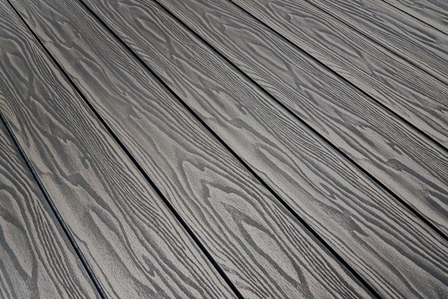 Террасная доска ДПК Terrapol Смарт 3D (полнотелая с пазом) Черное дерево купить в Сочи