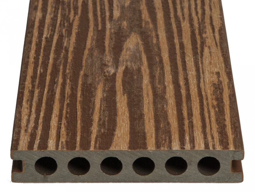 Террасная доска из ДПК CM Decking Zebrano, Коричневый (под заказ) купить в Сочи