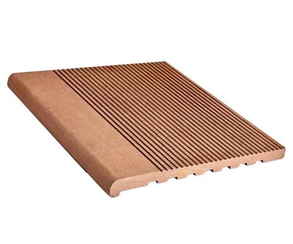 Ступень из ДПК Dortmax в оттенке палисандр купить в Сочи