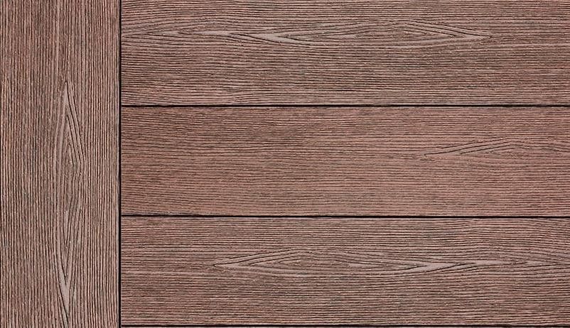 Террасная доска ДПК Outdoor 3D сплошная STORM/OCEAN BROWN коричневая смешанная купить в Сочи