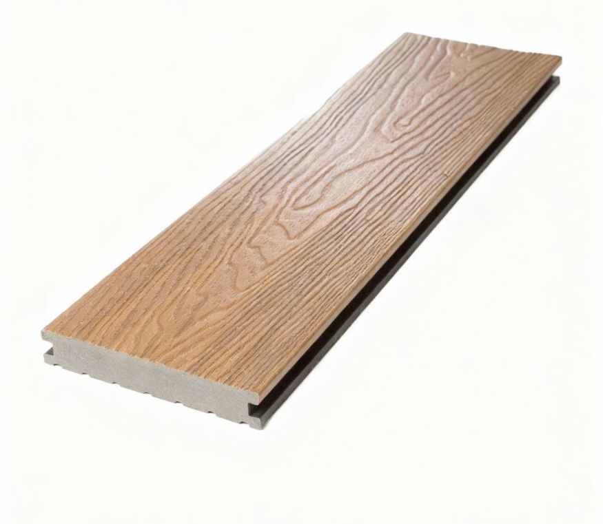Террасная доска Экодекинг Скай коэкструзия полнотелая, Бук купить в Сочи