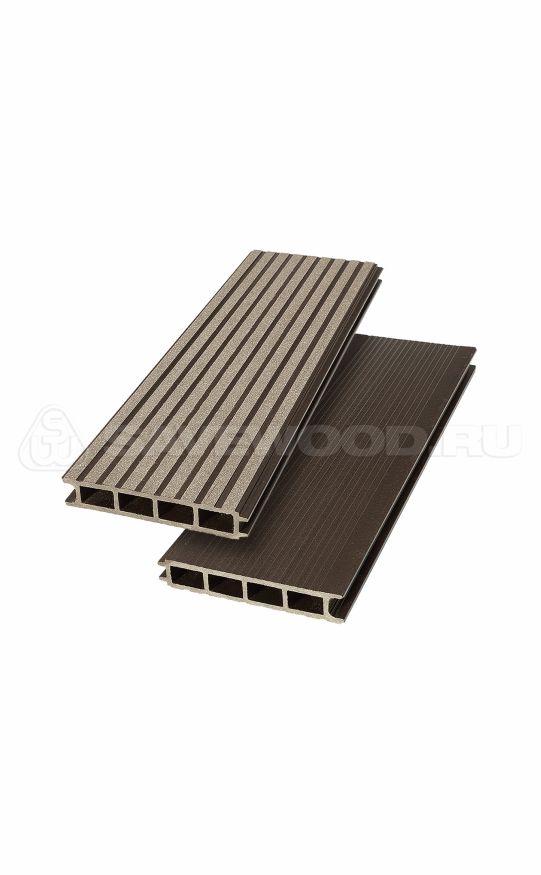 Террасная доска ДПК SaveWood, SW Ulmus, Темно-коричневый купить в Сочи