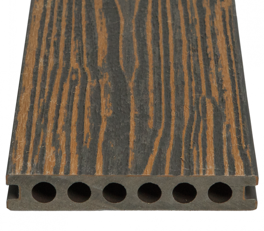 Террасная доска из ДПК CM Decking Zebrano, Графит (под заказ) купить в Сочи