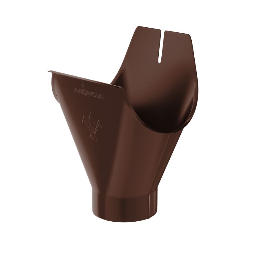 Воронка желоба Aquasystem, RAL 8017 Коричневый 150/100 купить в Сочи