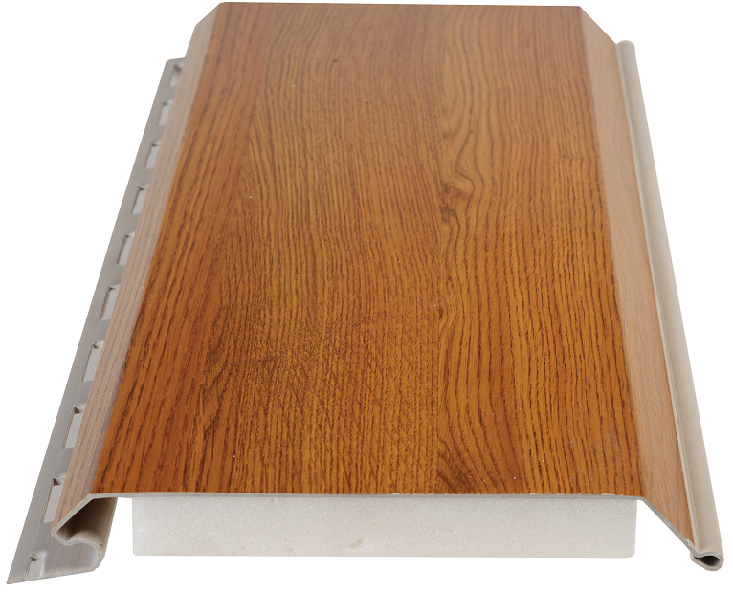 Фасадные термопанели BrusDecor в цвете дуб камарг купить в Сочи