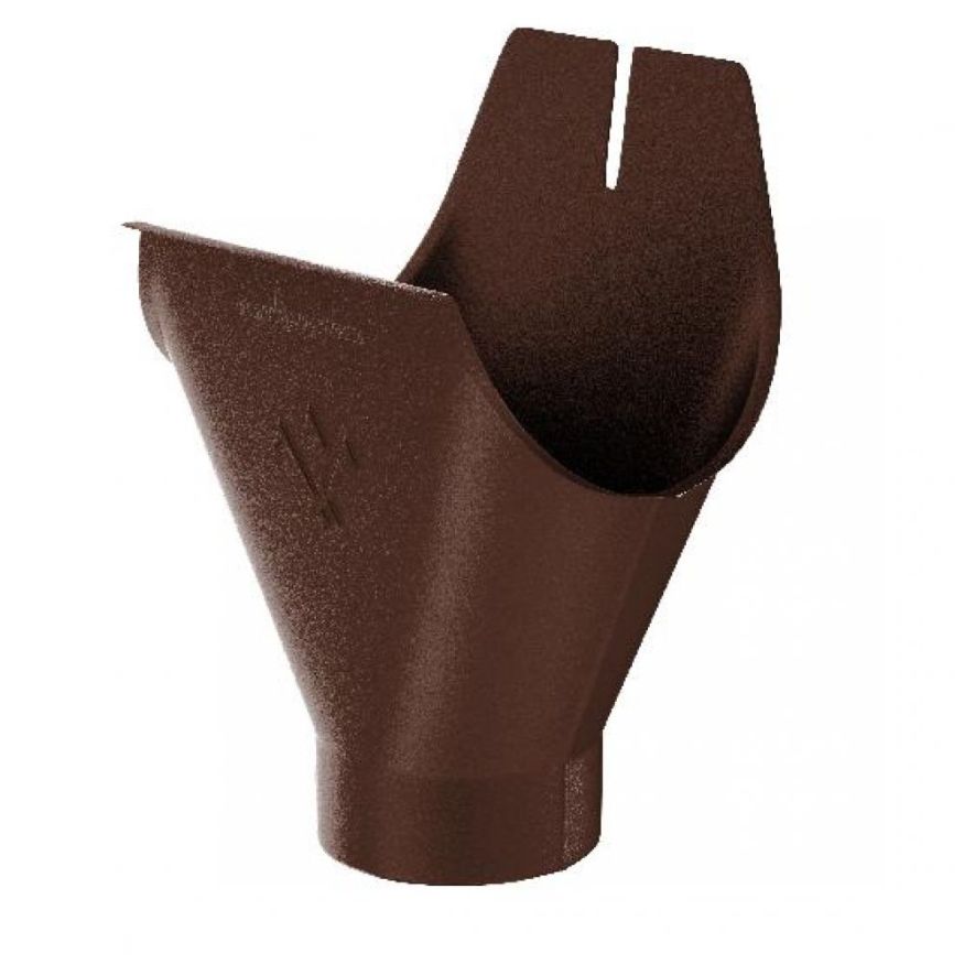 Воронка желоба Aquasystem, RAL 8017, коричневая матовая, 150/100. купить в Сочи