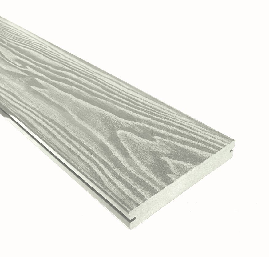 Террасная доска ДПК Terrapol Смарт 3D (полнотелая с пазом) Дуб беленый купить в Сочи