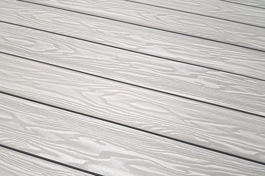 Террасная доска ДПК Terrapol Смарт 3D (полнотелая с пазом) Дуб беленый купить в Сочи