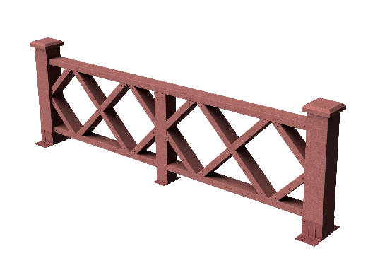 Декоративное ограждение из ДПК GRINDERDECO Миллениум Мербау купить в Сочи