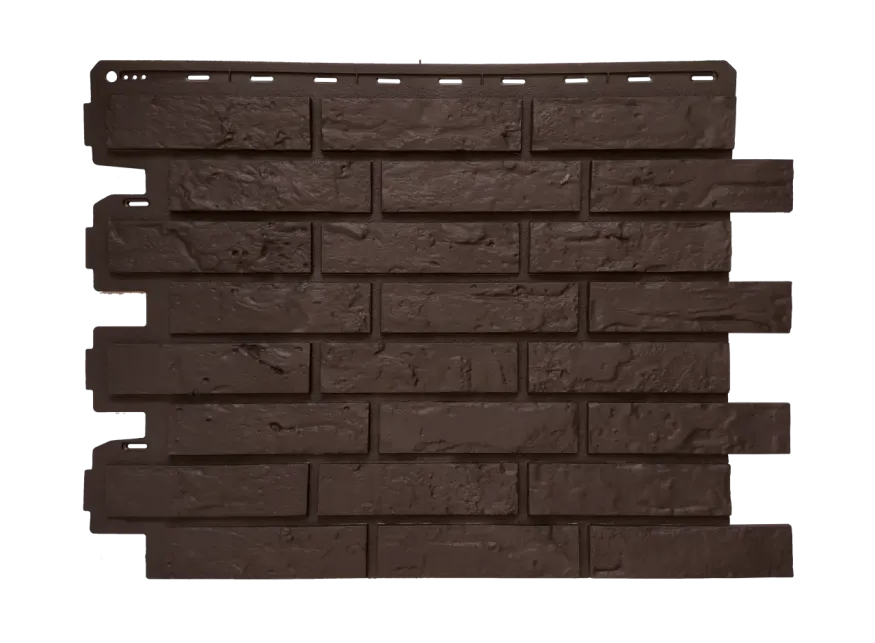 Фасадная панель Альта-Профиль, Кирпич Рижский ЭКО Коричневый купить в Сочи