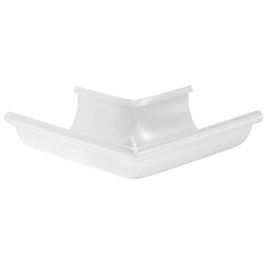 Угол желоба внешний 90°, Aquasystem, RR 20 Мраморно-белый 150/100 купить в Сочи