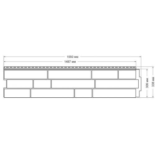Панель фасадная GL Я-Фасад &amp;quot;Крымский сланец серебристый&amp;quot; купить в Сочи