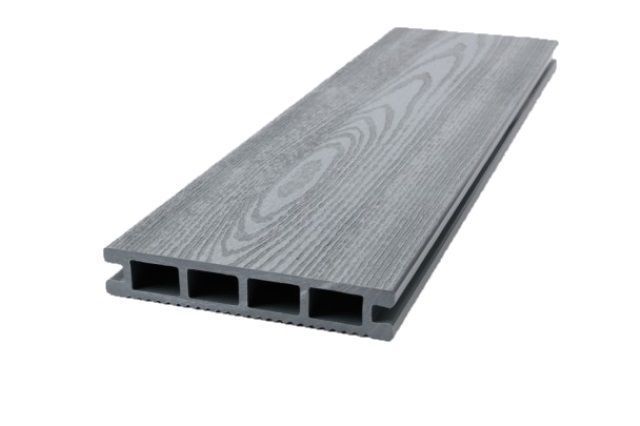Террасная доска Экодекинг Титан, Серый купить в Сочи